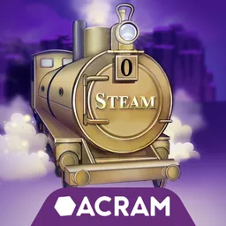 Steam: Rails to Riches logo