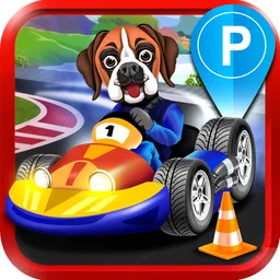 Dog Car Parking Simulator Game - 3D Real Truck Sim Driving Test Racing Fun! logo