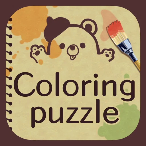 Coloring puzzle-Colorful Games logo