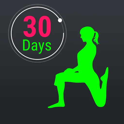 30 Day Fitness Challenges ~ Daily Workout Pro logo