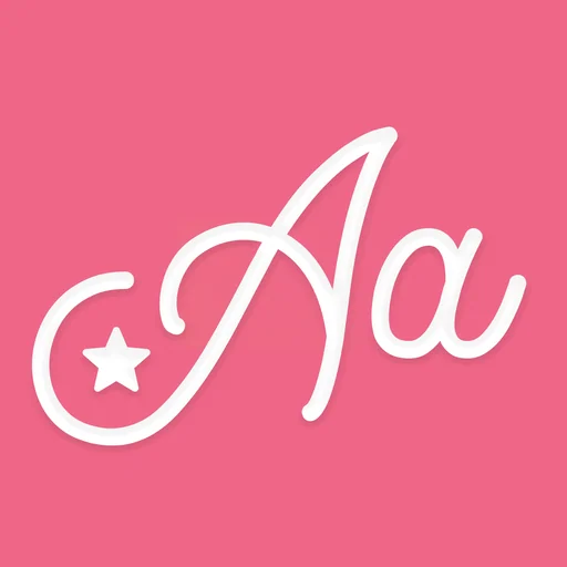 Fonts keyboard iphones app logo