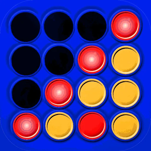 4 In A Row Board Game Connect logo