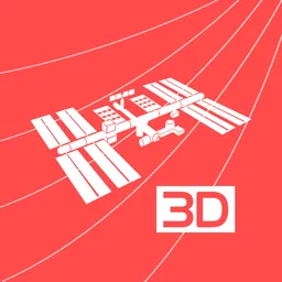 ISS Real-Time Tracker 3D logo