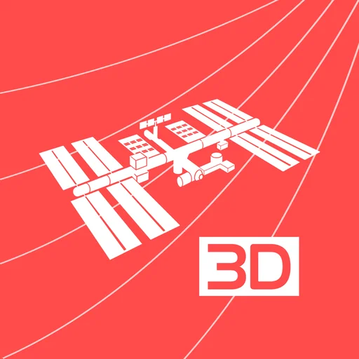 ISS Real-Time Tracker 3D logo