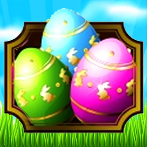 Easter Egg Games - Hunt candy and gummy bunny for kids logo