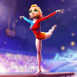 Gymnastics Training 3D: Master logo