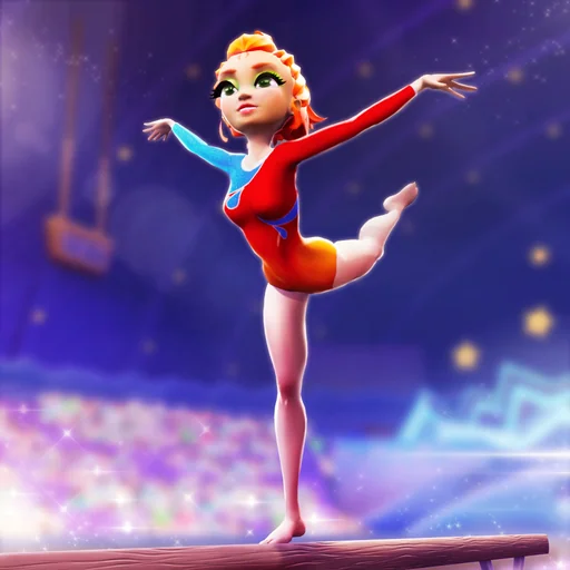 Gymnastics Training 3D: Master logo