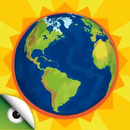 Atlas 3D for Kids – Games to Learn World Geography logo