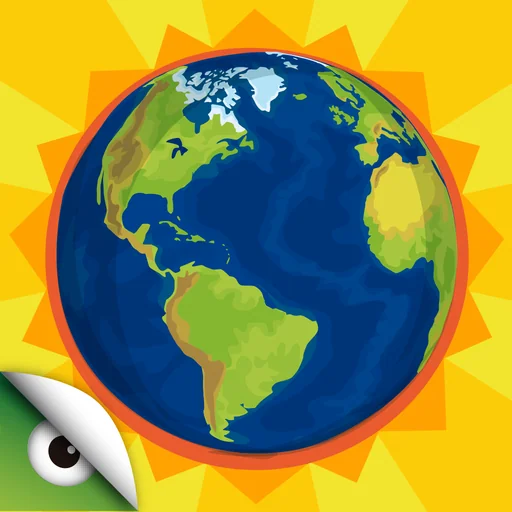 Atlas 3D for Kids – Games to Learn World Geography logo