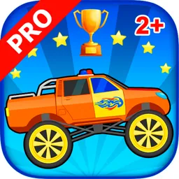 Toddler Racing Car Game for Kids. Premium logo