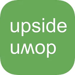 Upside Down Text logo