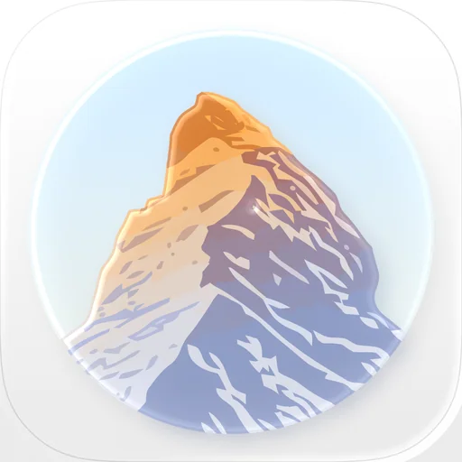 Hiking and Skiing - PeakVisor logo