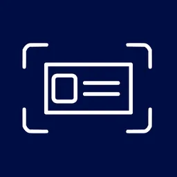 business card scanner : reader logo