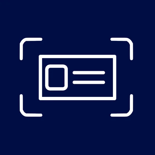 business card scanner : reader logo