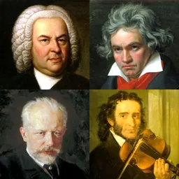 Famous Composers of Classical Music: Portrait Quiz logo
