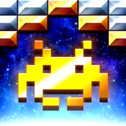 アルカノイドvsインベーダー logo