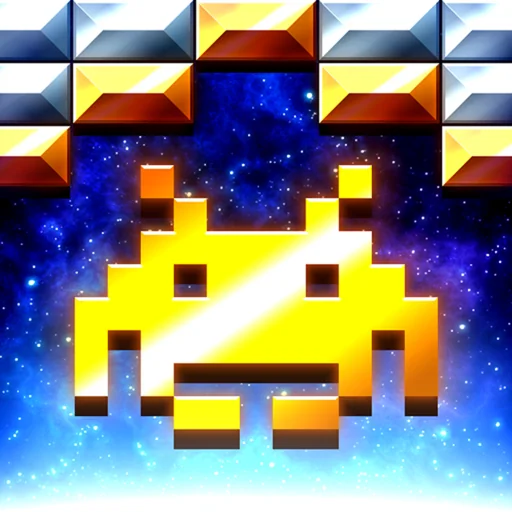 アルカノイドvsインベーダー logo