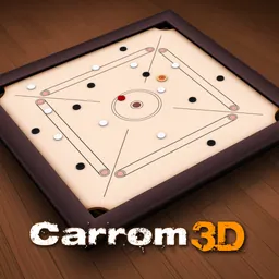 Carrom 3D logo
