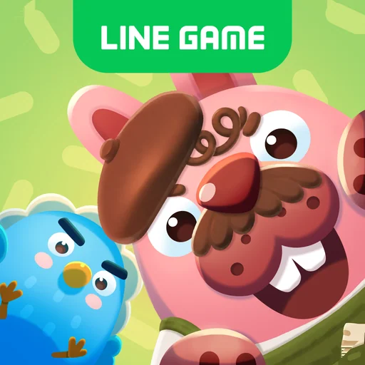 LINE ポコパンタウン：癒しの箱庭かんたんパズル logo