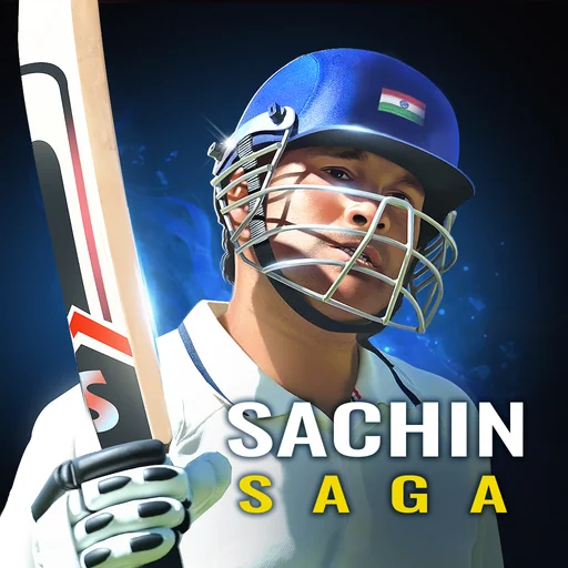 Sachin Saga Cricket Champions logo