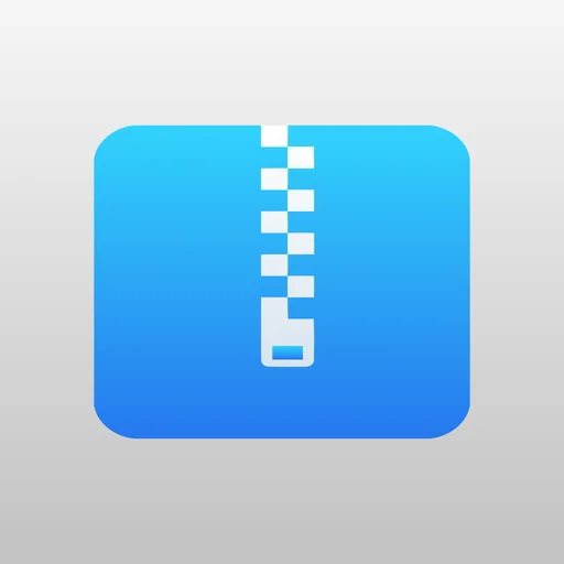Unzip - zip,rar,7z file opener logo