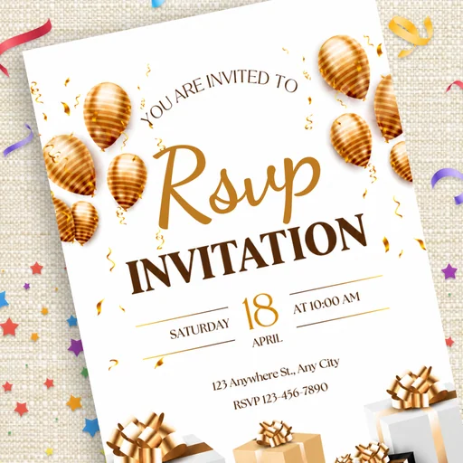 Invitation Maker, RSVP e-card logo