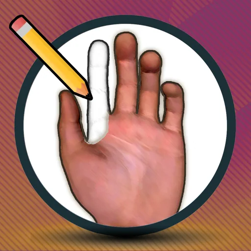 Manus - Hand reference for art logo