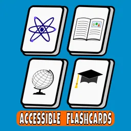 Accessible Flashcards logo