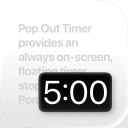 Pop Out Timer Stopwatch Clock logo