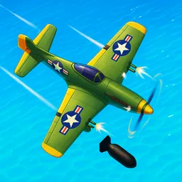 Bomber Ace: WW2 war plane game logo