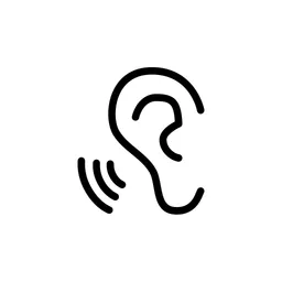 Hearing Helper - Live Captions logo