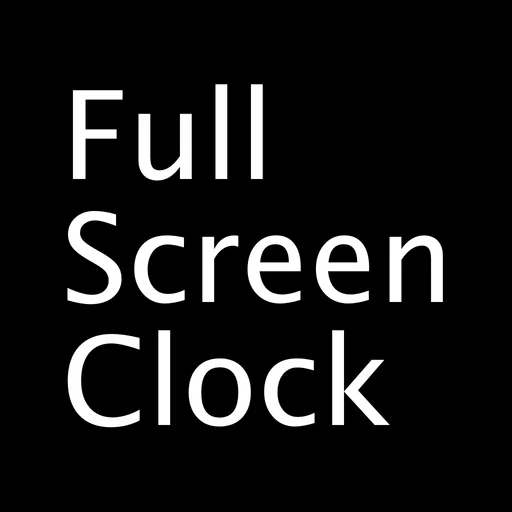 Fullscreen Clock: Flip & Focus logo