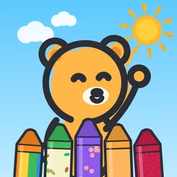 Kids Drawing, Doodle Painting logo