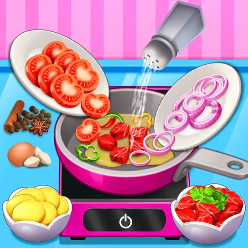 Crazy Chef Cooking Games logo