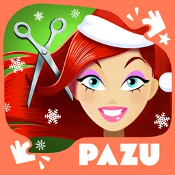 Girls Hair Salon Christmas logo