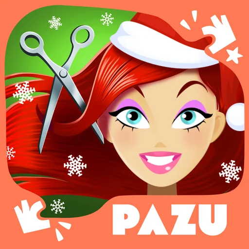 Girls Hair Salon Christmas logo