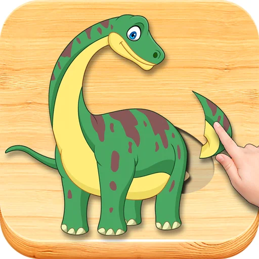 Dino Puzzle for Kids Full Game logo