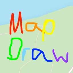 MapDraw: Draw on maps logo