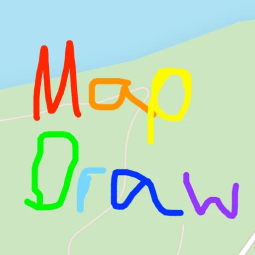 MapDraw: Draw on maps logo