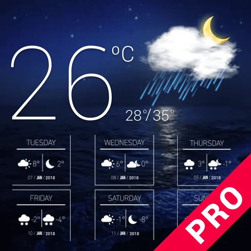 Accurate Weather forecast pro logo