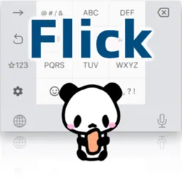 Japanese FlickTyping practice logo