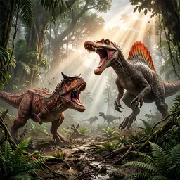 Jurassic Clash Dinosaur Sim 3D logo