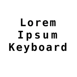 Lorem Ipsum Keyboard logo