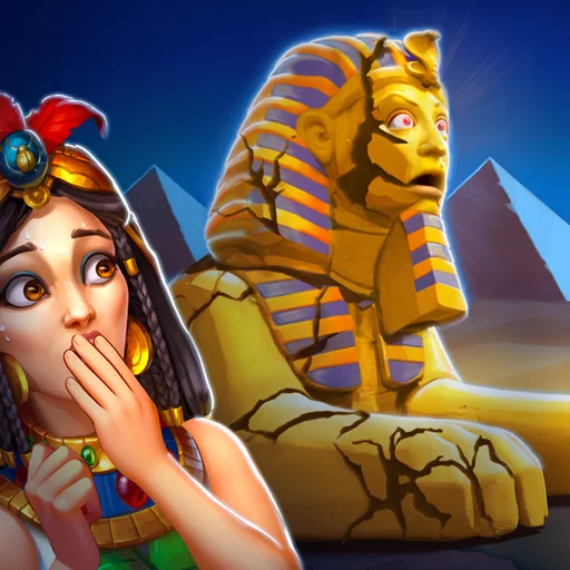 Jewels of Egypt・Match 3 Puzzle logo