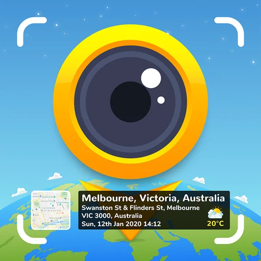 GPS Map Camera: Geo Photos logo