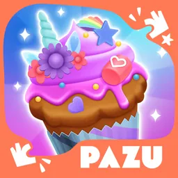 Cupcake maker cooking games logo