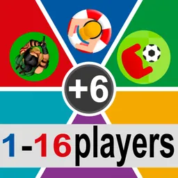 1 2 3 4 5 6 player games logo