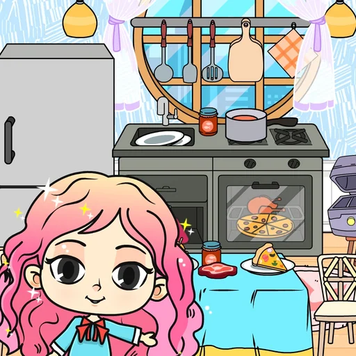 Tizi Home Design Girl Games logo