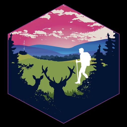 US State Parks and Forests Map logo