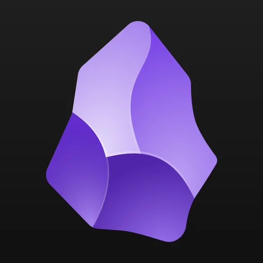 Obsidian - Connected Notes logo